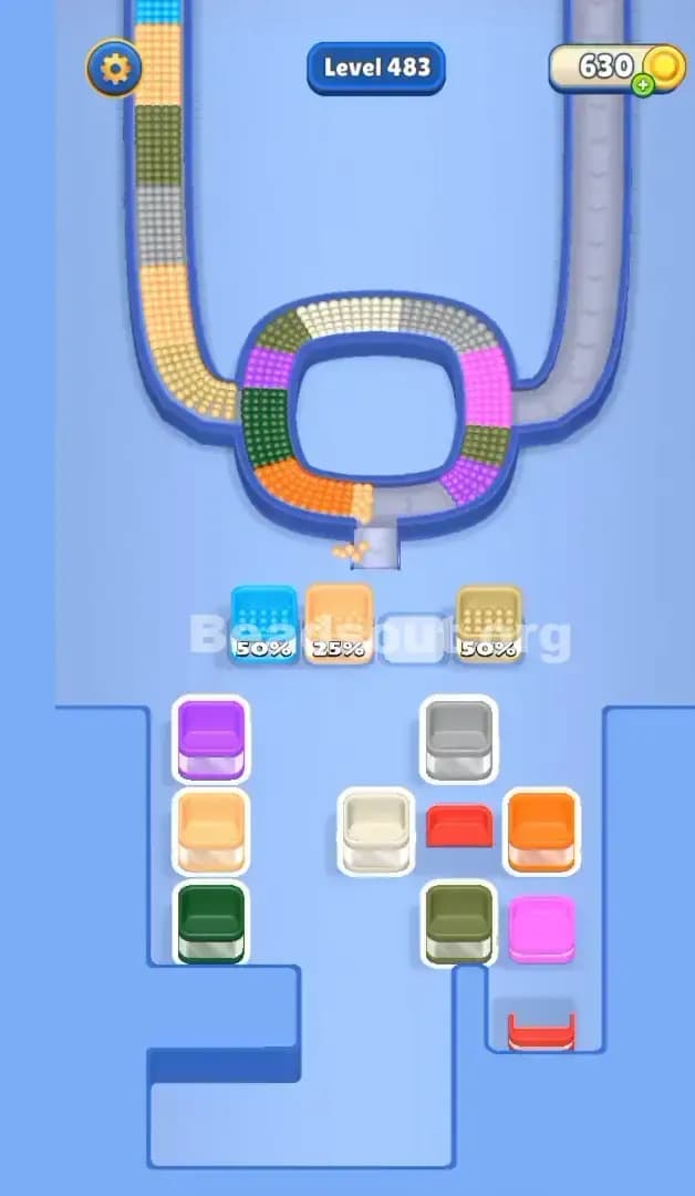 Beads Out Level 483 Solution 2