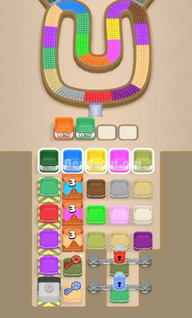 Beads Out Level 671 Gameplay