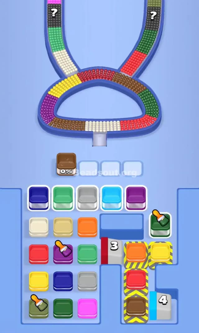 Beads Out Level 749 Gameplay