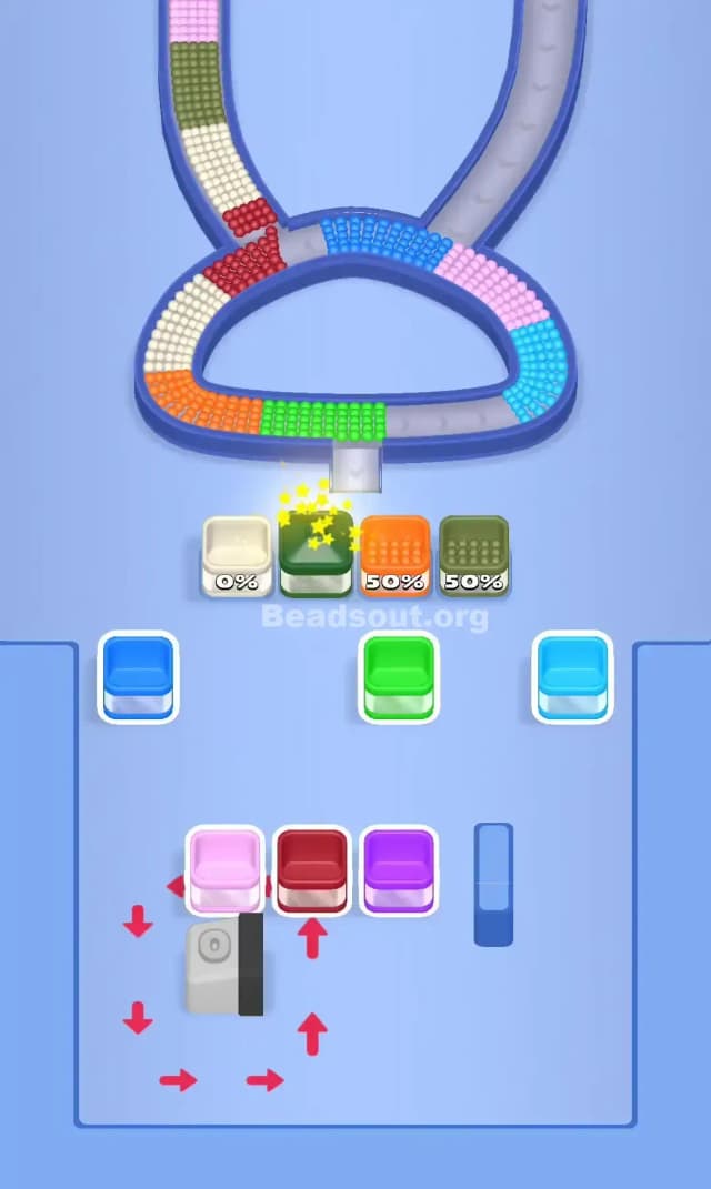 Beads Out Level 743 Solution 3