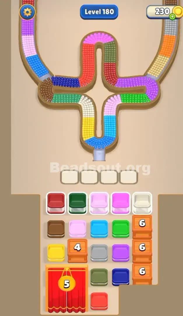 Beads Out Level 180 Gameplay