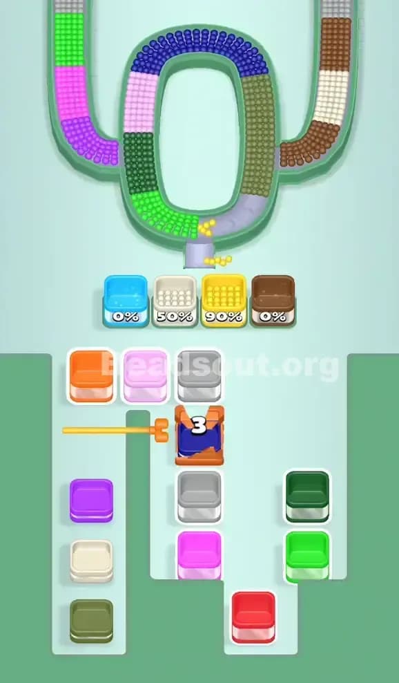 Beads Out Level 187 Solution 1