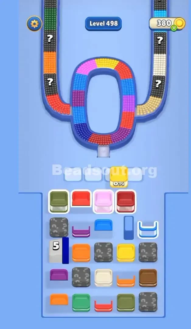 Beads Out Level 498 Screenshot