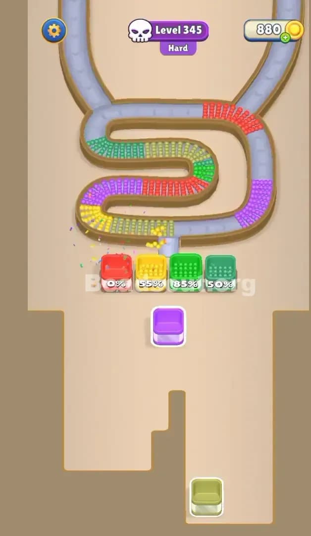 Beads Out Level 345 Solution 3