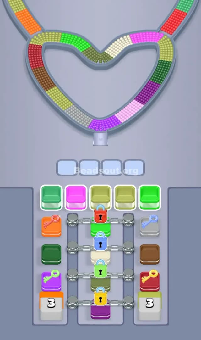 Beads Out Level 214 Gameplay