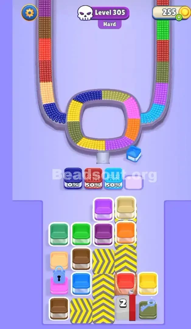 Beads Out Level 305 Solution 2