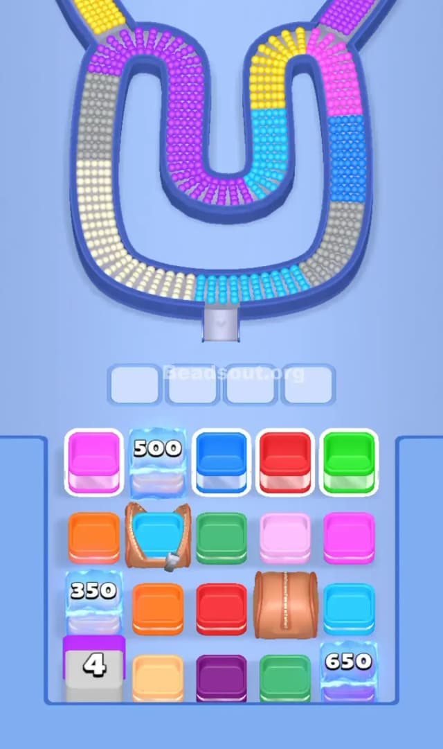 Beads Out Level 129 Gameplay