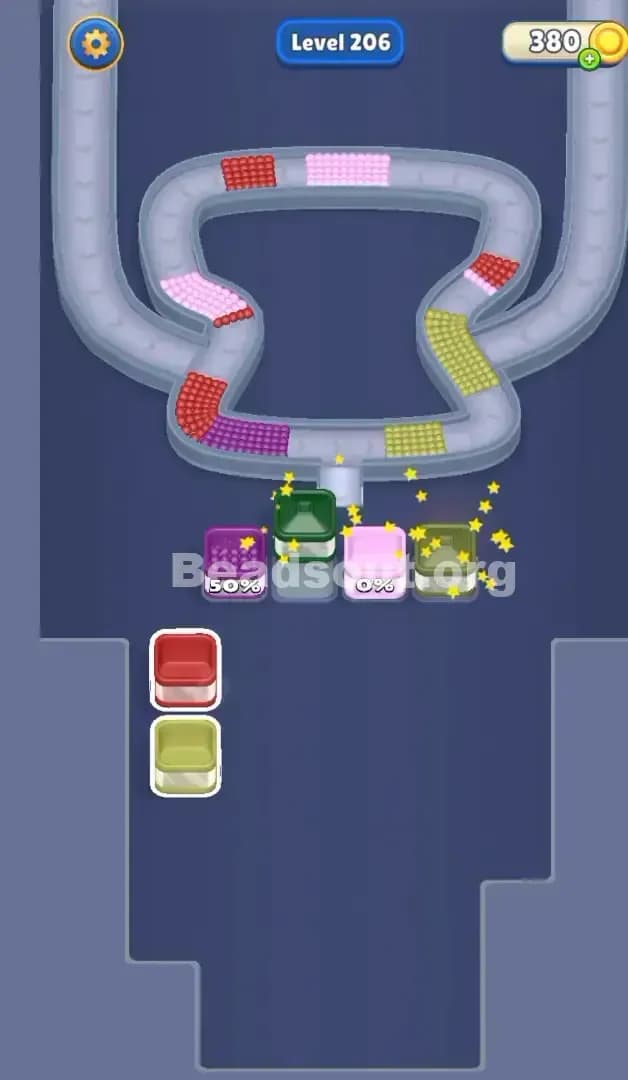 Beads Out Level 206 Solution 3