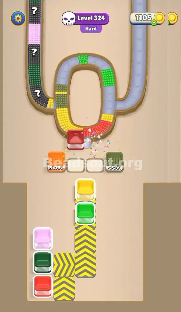 Beads Out Level 324 Solution 3