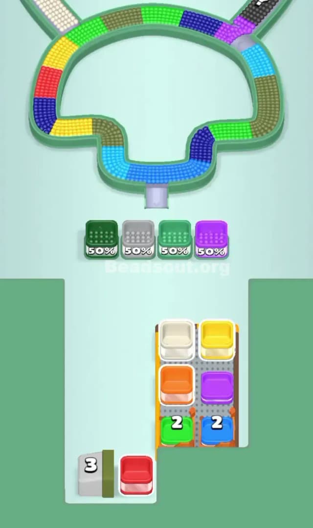 Beads Out Level 256 Solution 2