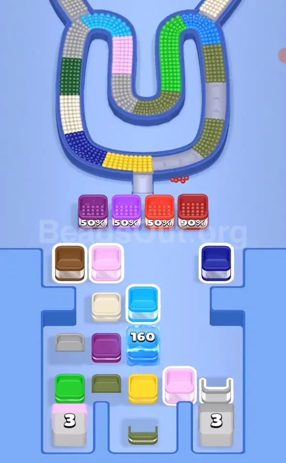 Beads Out Level 550 Solution 1