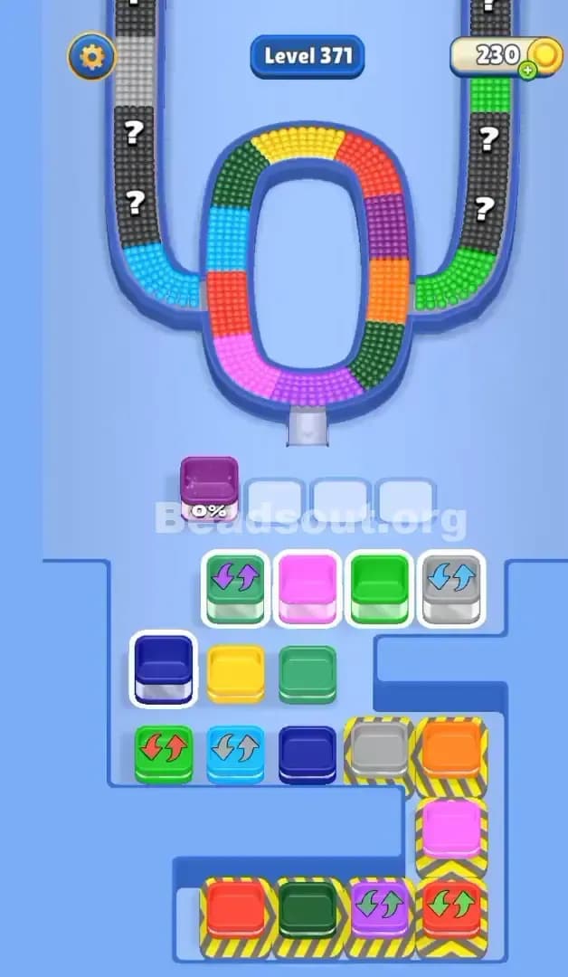 Beads Out Level 371 Gameplay