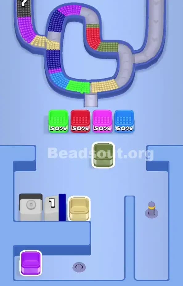 Beads Out Level 850 Solution 3