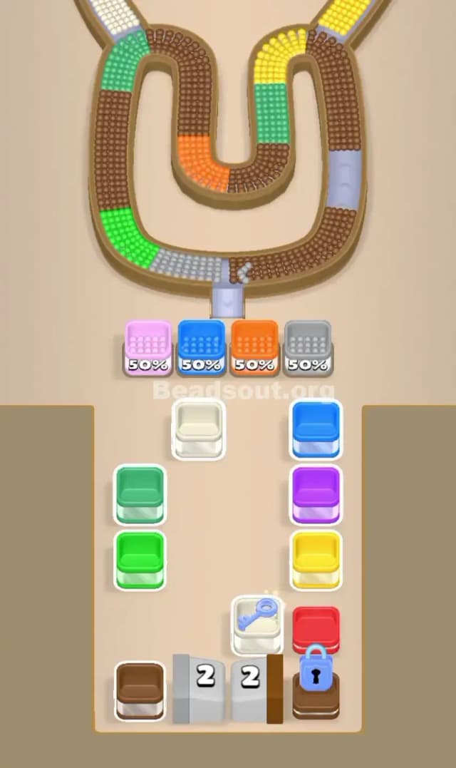 Beads Out Level 90 Solution 2