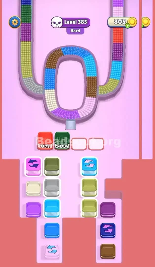 Beads Out Level 385 Solution 1