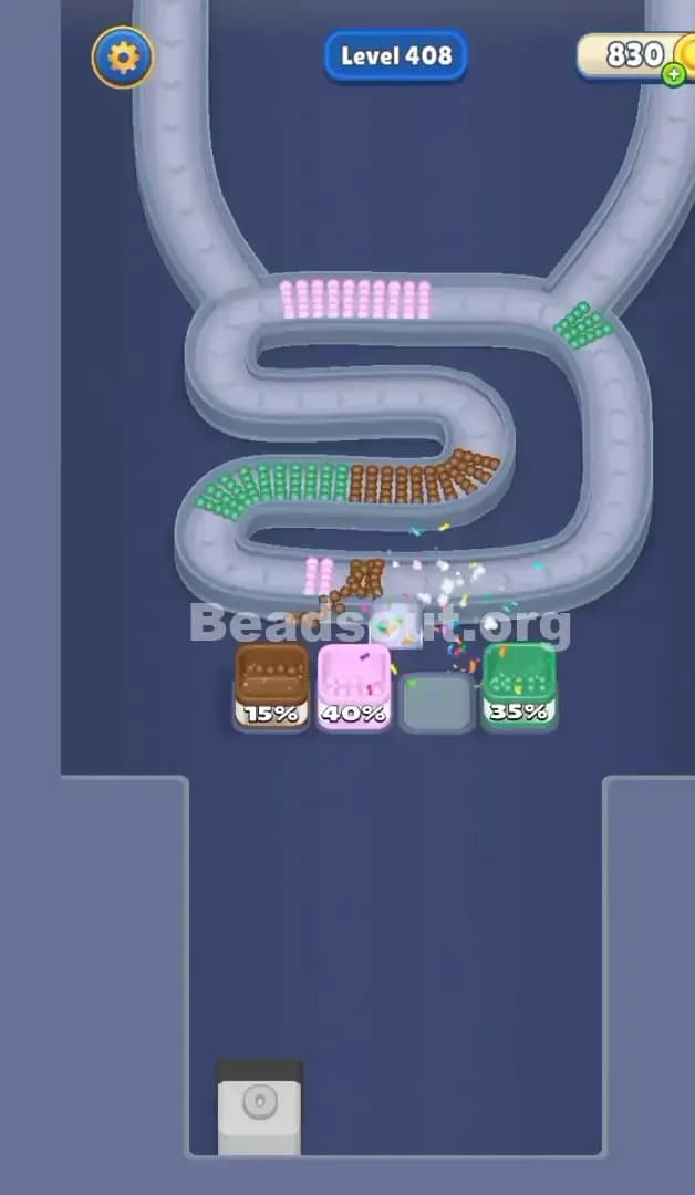 Beads Out Level 408 Solution 3