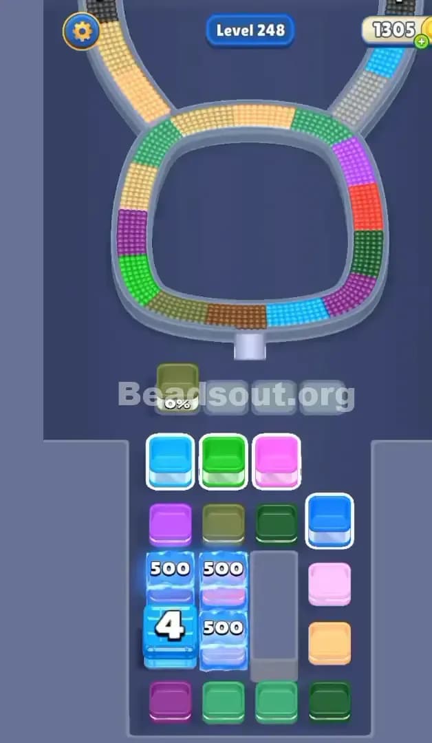 Beads Out Level 248 Gameplay