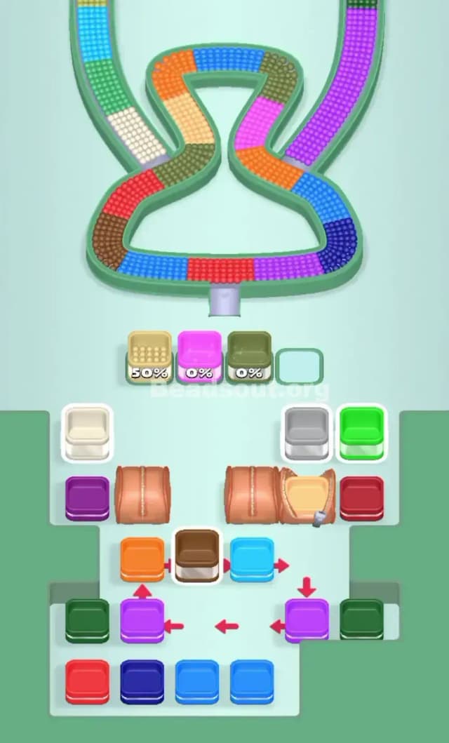 Beads Out Level 675 Solution 1