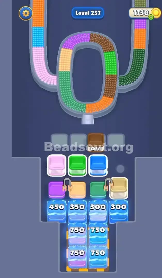 Beads Out Level 257 Screenshot