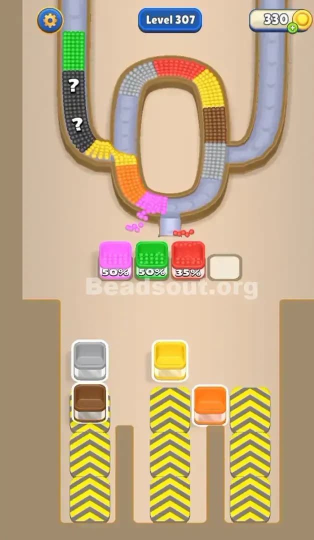 Beads Out Level 307 Solution 3