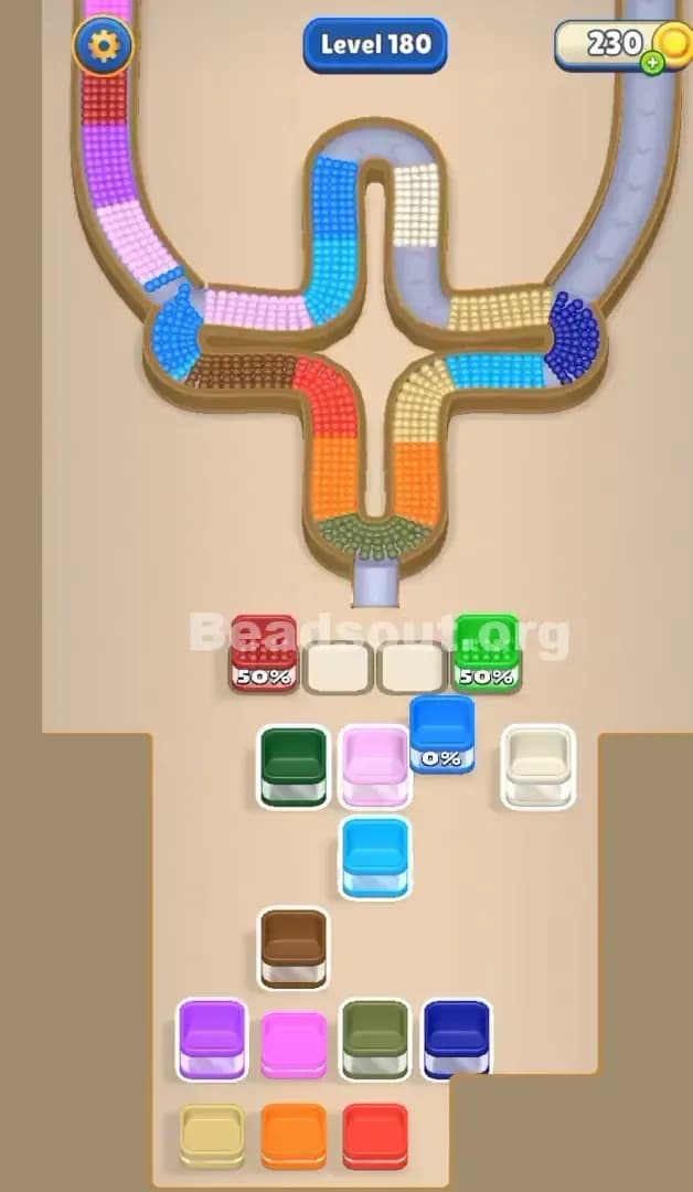 Beads Out Level 180 Solution 2