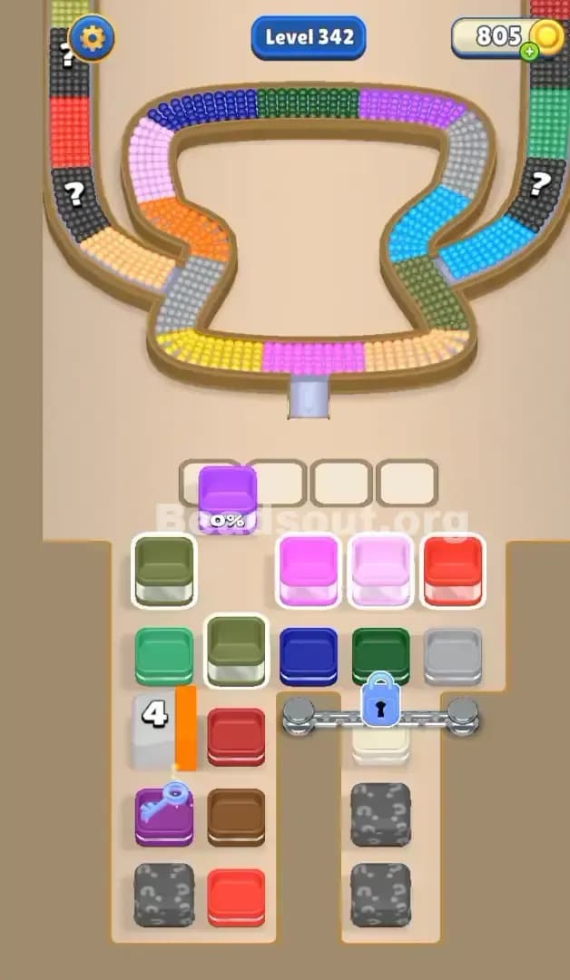 Beads Out Level 342 Gameplay
