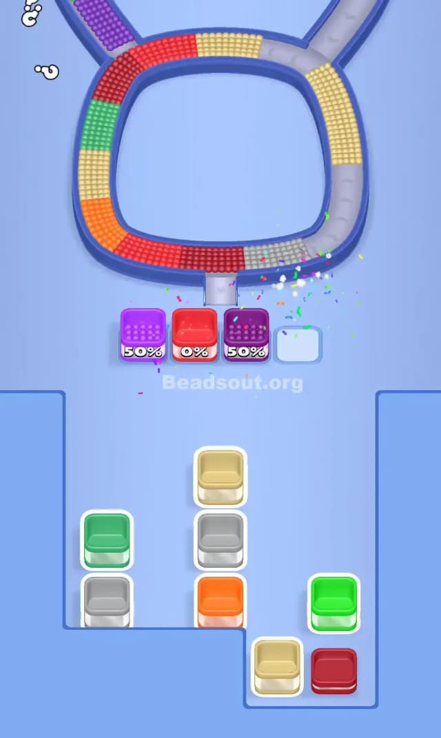 Beads Out Level 825 Solution 3