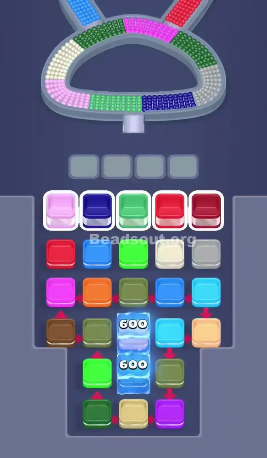 Beads Out Level 687 Screenshot