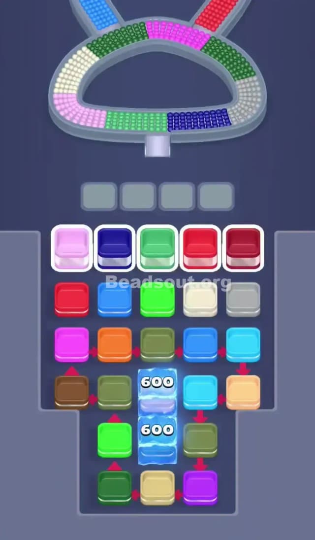 Beads Out Level 687 Gameplay