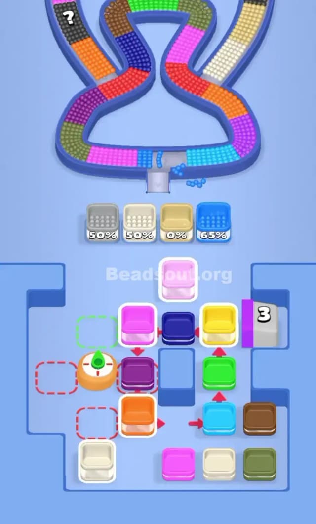 Beads Out Level 673 Gameplay