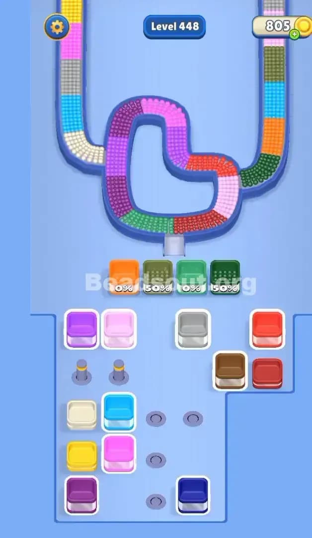 Beads Out Level 448 Solution 1