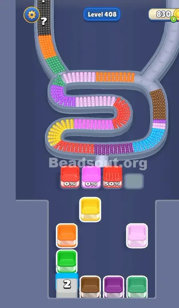 Beads Out Level 408 Solution 2