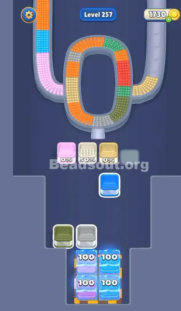 Beads Out Level 257 Solution 1