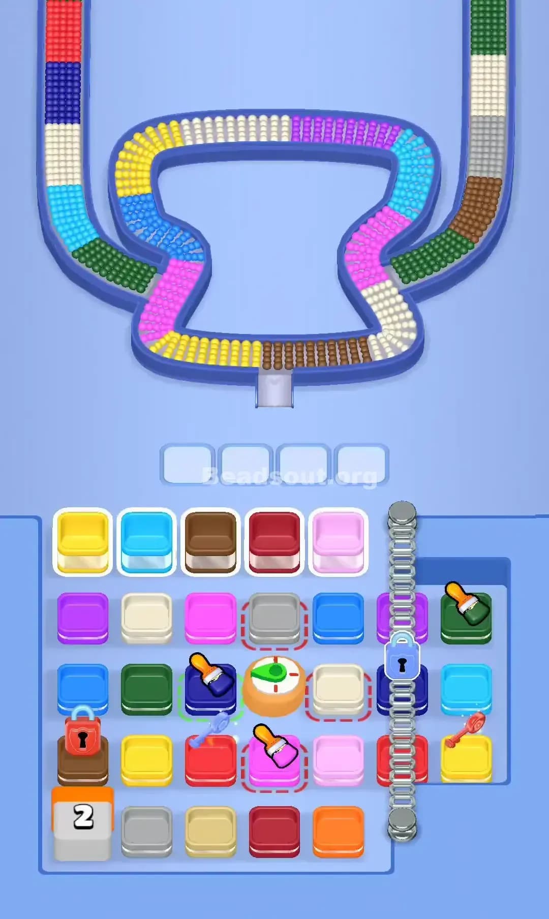 Beads Out Level 734 Screenshot