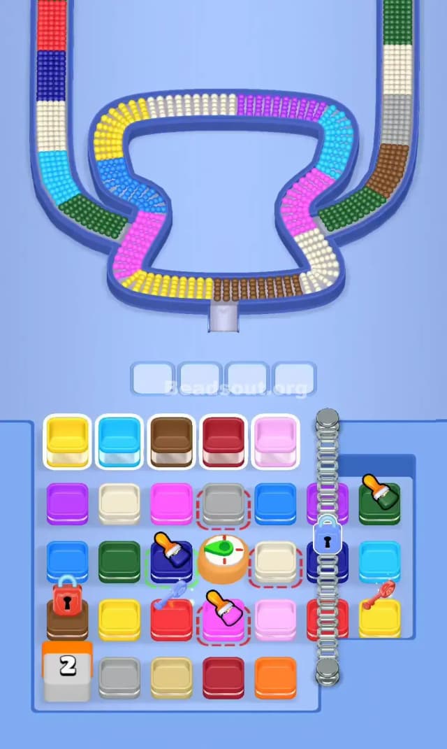 Beads Out Level 734 Gameplay