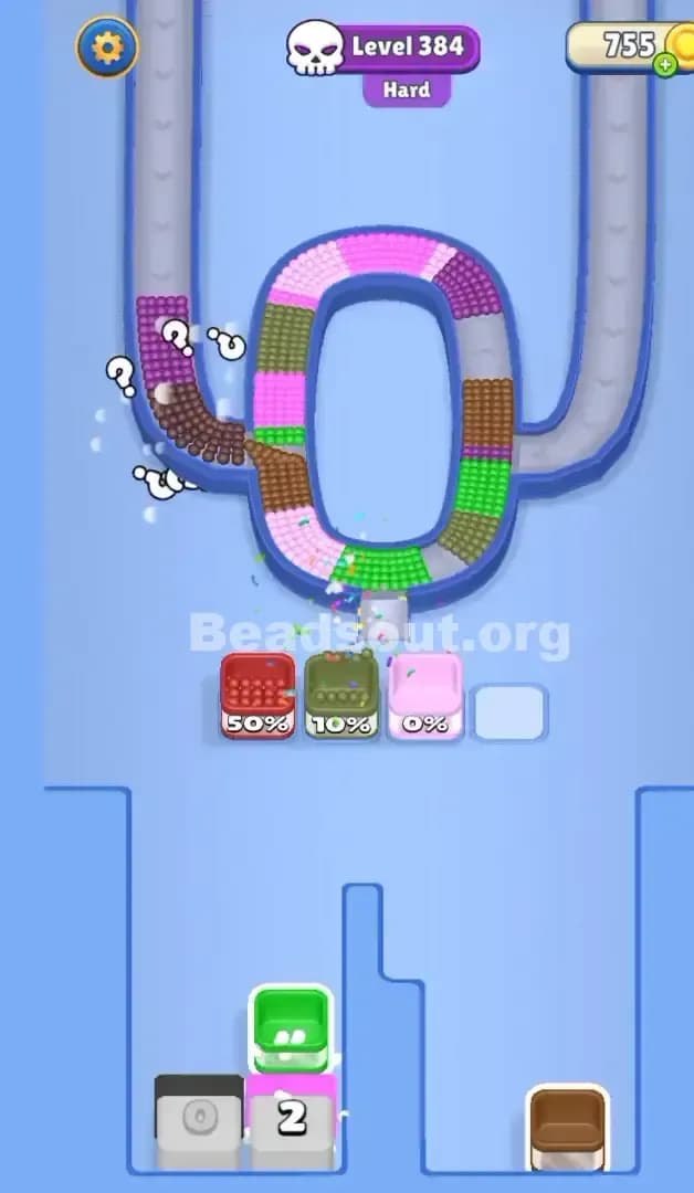 Beads Out Level 384 Solution 3