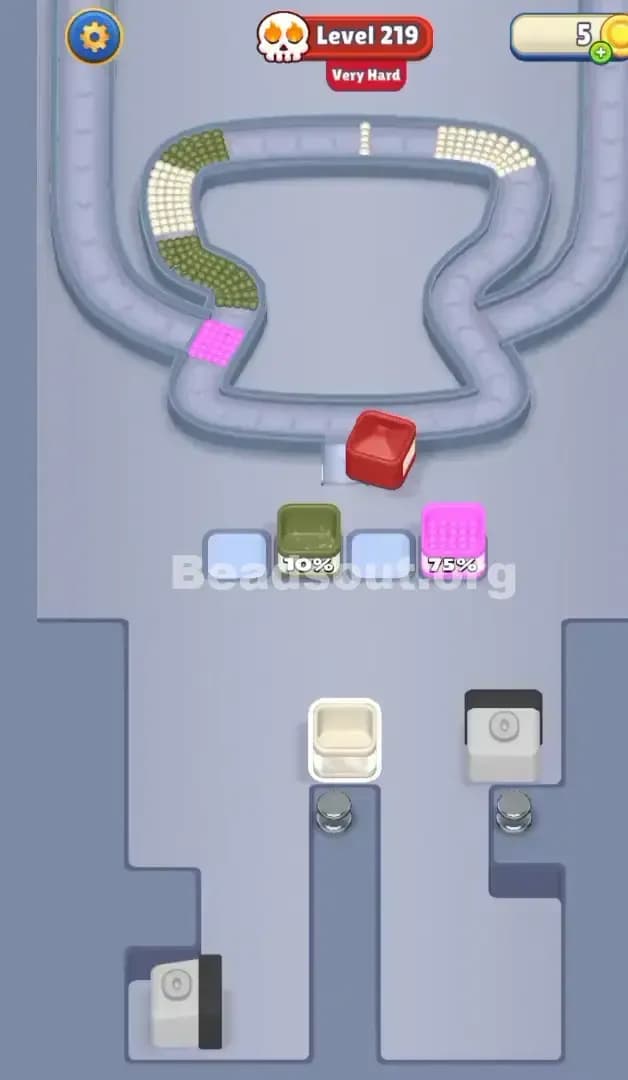 Beads Out Level 219 Solution 3