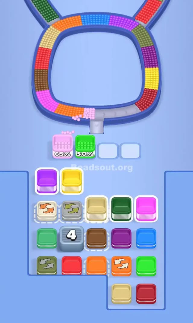 Beads Out Level 825 Solution 1