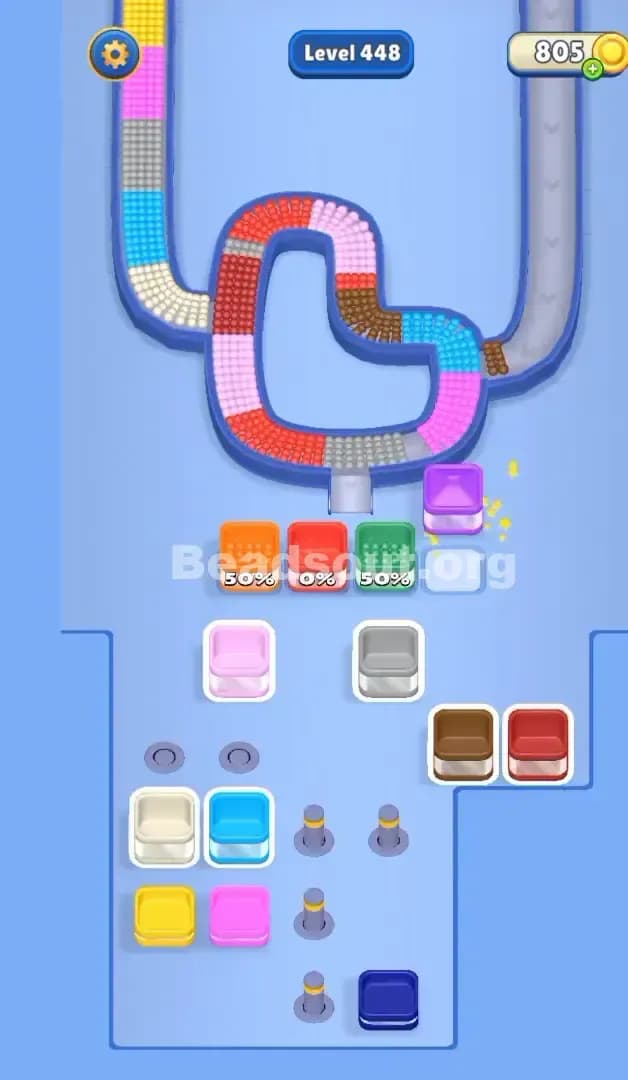 Beads Out Level 448 Solution 2