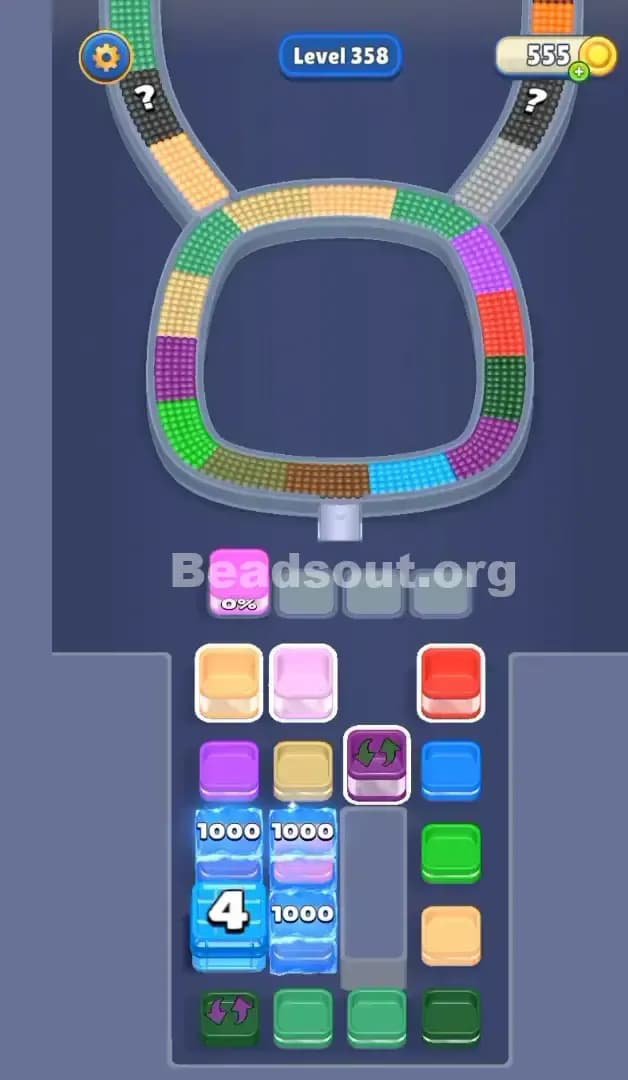 Beads Out Level 358 Screenshot