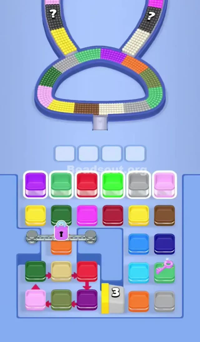 Beads Out Level 688 Gameplay