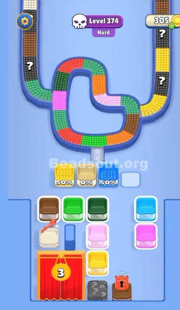 Beads Out Level 374 Solution 1