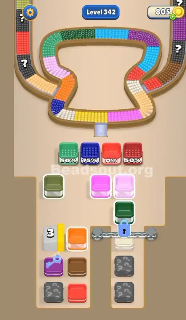 Beads Out Level 342 Solution 1