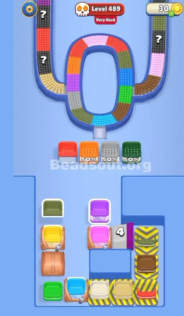 Beads Out Level 489 Solution 1