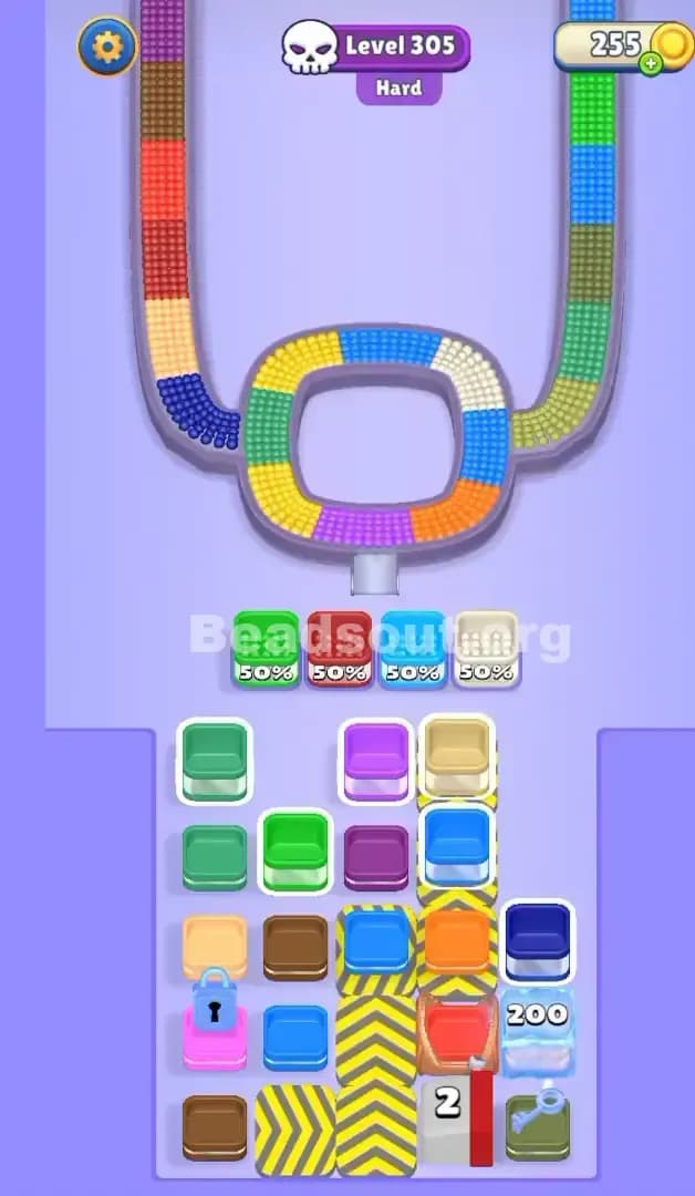 Beads Out Level 305 Solution 1