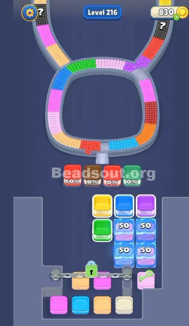 Beads Out Level 216 Solution 1