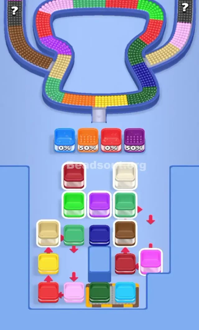 Beads Out Level 670 Solution 1