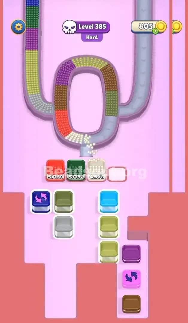 Beads Out Level 385 Solution 2