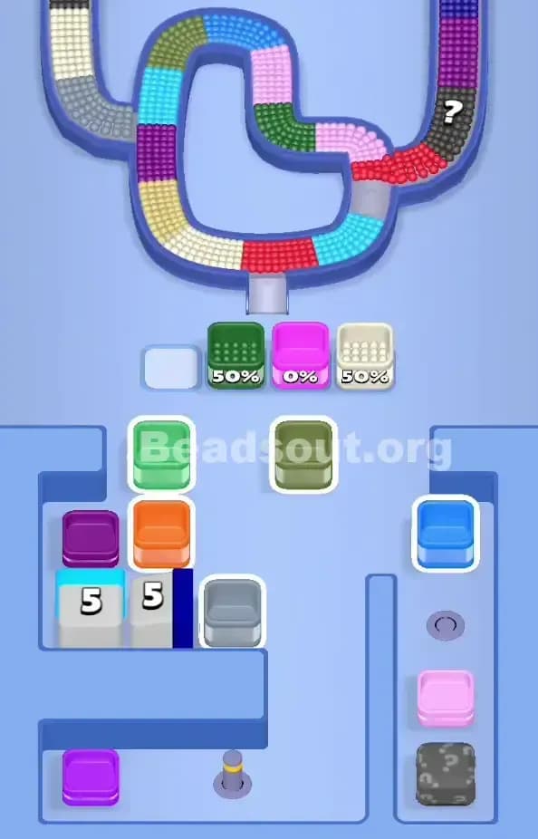 Beads Out Level 850 Solution 1