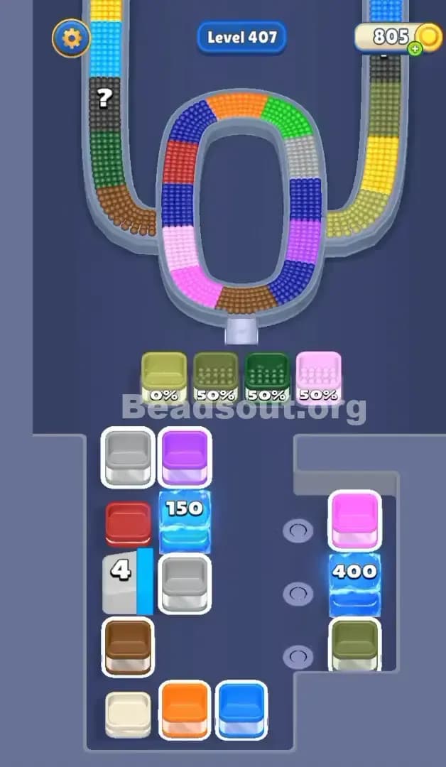 Beads Out Level 407 Solution 1